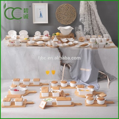 Beautiful Bamboo Product With Ceramic Design